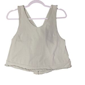 Free People We The Free‎ Sleeveless Cropped Blouse Women's Xs Mint Green Boho